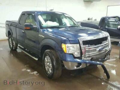 2013 Ford F150 F150 Super, синий — VIN 1FTFX1EF2DFC18713, Copart