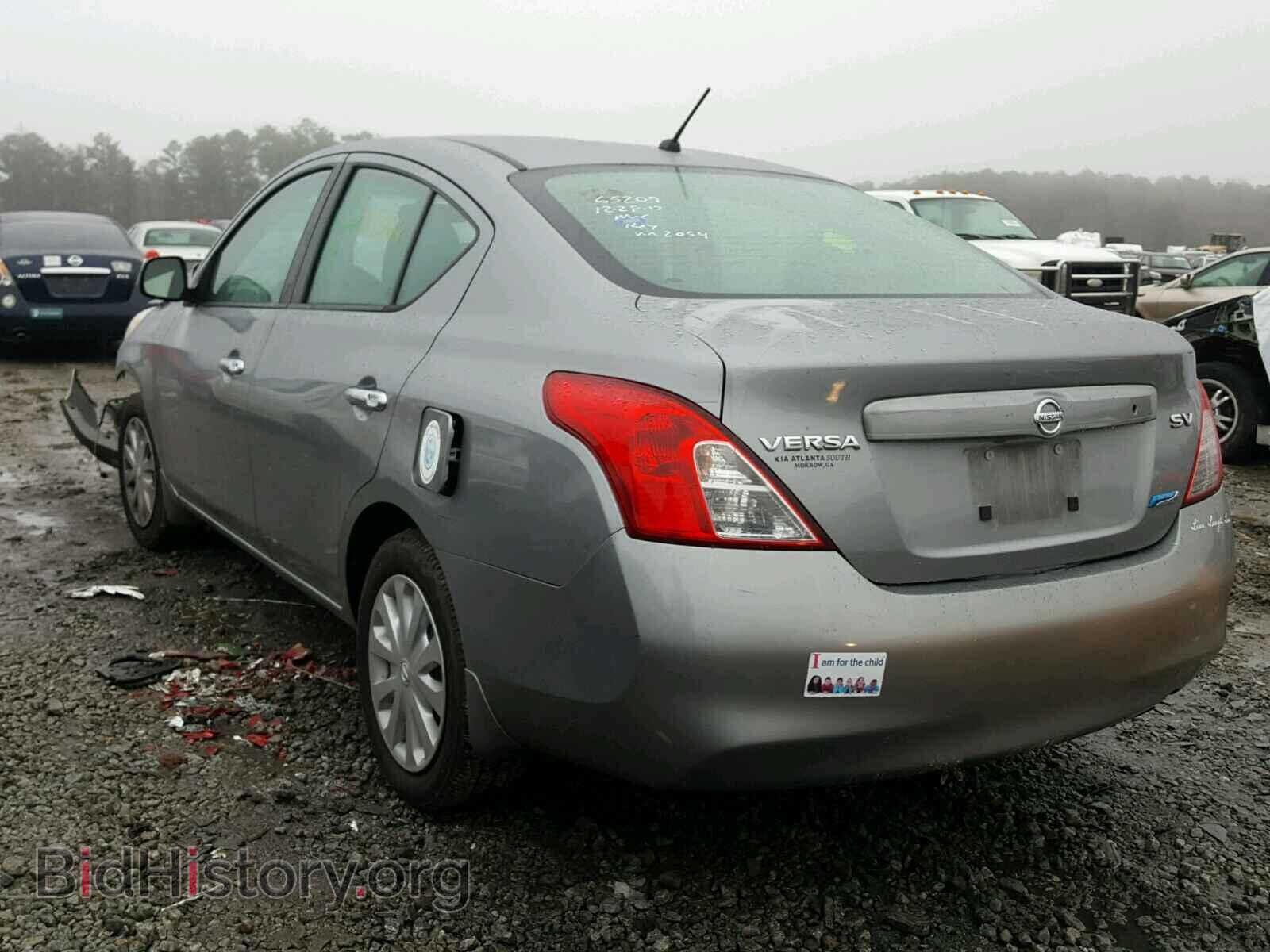 2012 NISSAN VERSA - VIN: 3N1CN7AP1CL872054 - Фото 3
