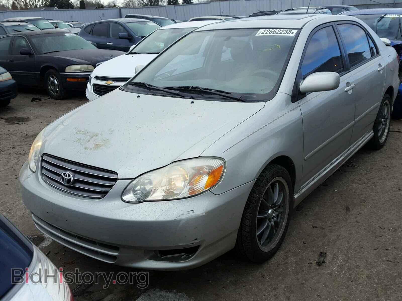 2003 TOYOTA COROLLA - VIN: 2T1BR32E33C121771 - Фото 2