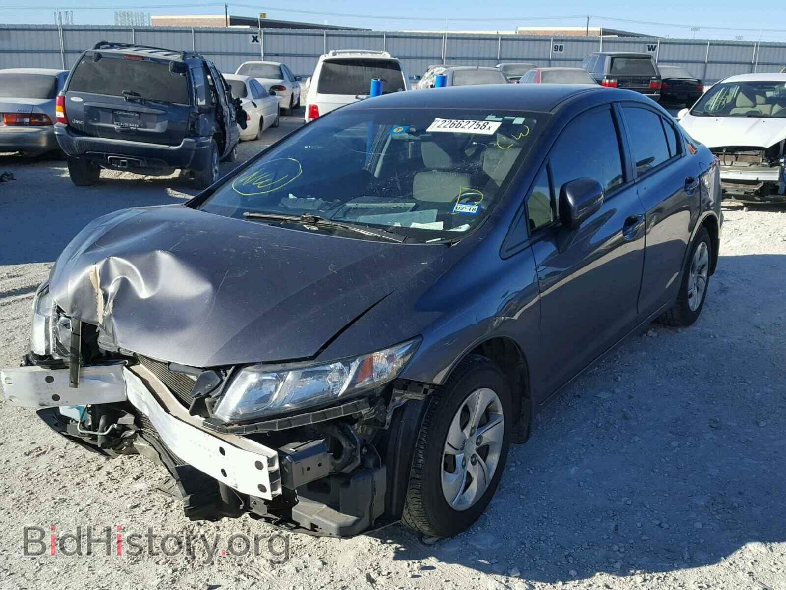 2014 HONDA CIVIC - VIN: 19XFB2F5XEE010360 - Фото 2