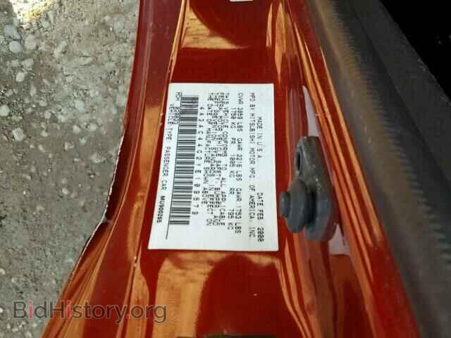 2000 MITSUBISHI ECLIPSE - VIN: 4A3AC44G2YE109579 - Фото 10