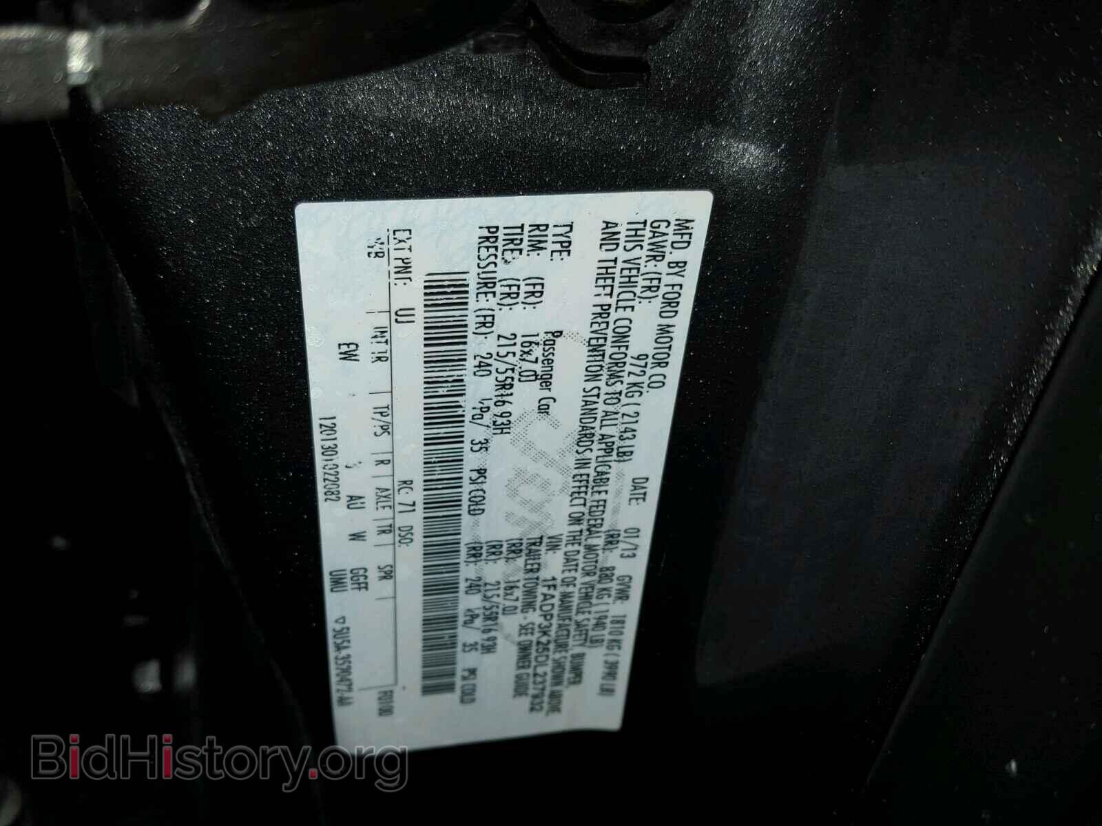 2013 FORD FOCUS - VIN: 1FADP3K25DL237932 - Photo 10
