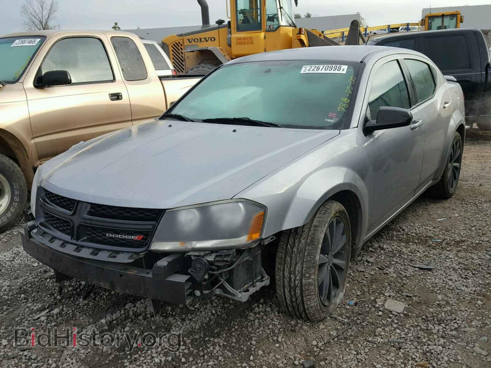 2014 DODGE AVENGER - VIN: 1C3CDZAB8EN225061 - Фото 2