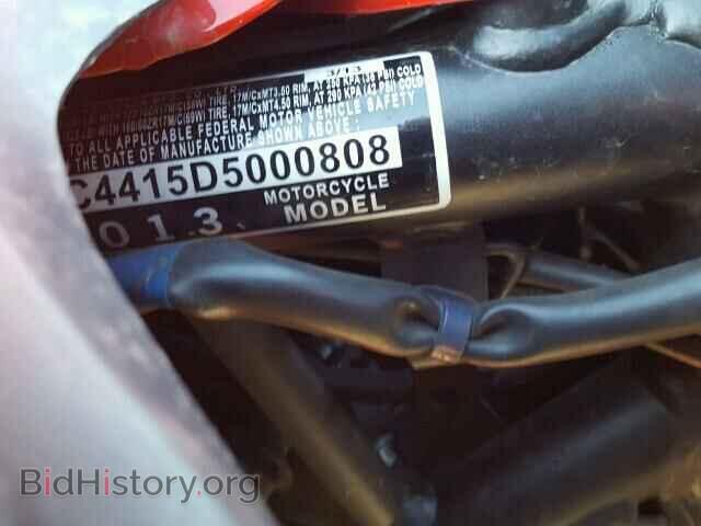 2013 HONDA CBR CYCLE - VIN: MLHPC4415D5000808 - Фото 10
