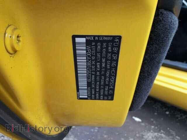 2004 PORSCHE BOXSTER - VIN: WP0CA29874S620739 - Фото 10