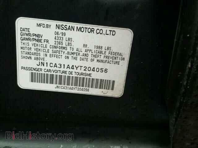 2000 NISSAN MAXIMA - VIN: JN1CA31A4YT204056 - Фото 10