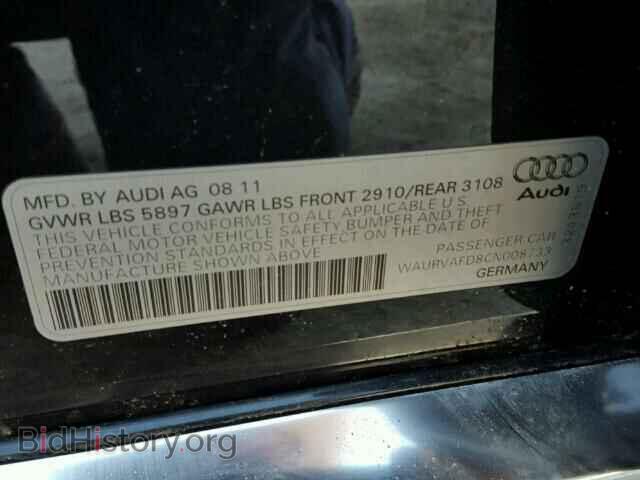2012 AUDI A8 - VIN: WAURVAFD8CN008733 - Фото 10