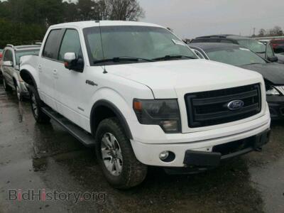 2013 Ford F150 F150 Super, белый — VIN 1FTFW1ET5DFE04691, Copart
