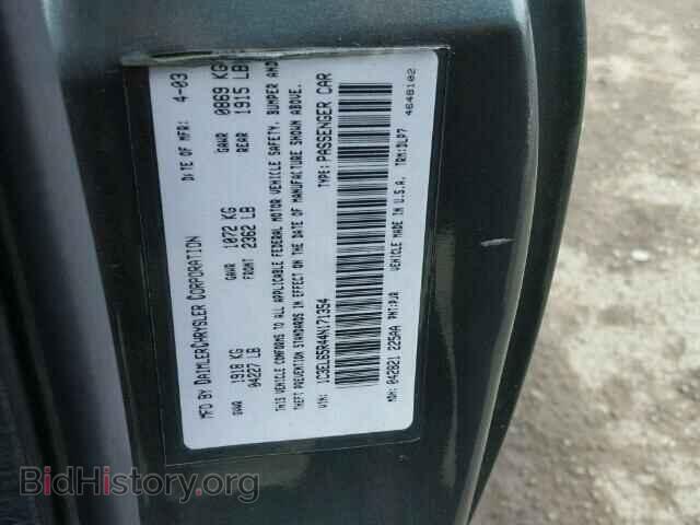 2004 CHRYSLER SEBRING - VIN: 1C3EL65R44N171354 - Фото 10