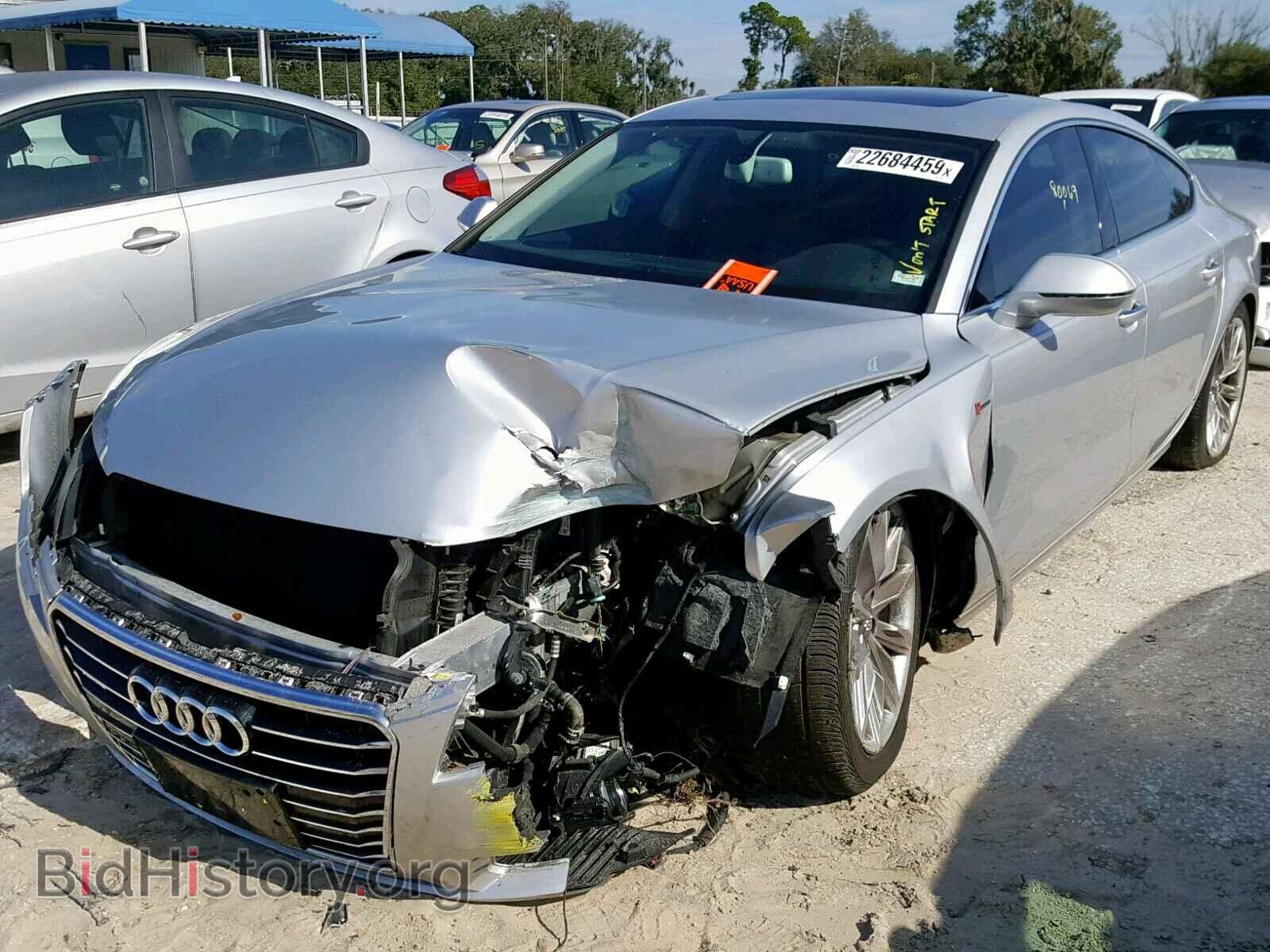2013 AUDI A7 - VIN: WAUYGAFC1DN026277 - Фото 2