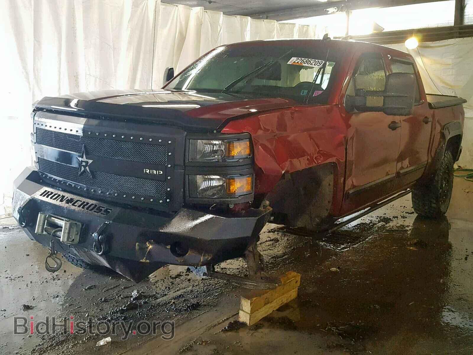 2014 CHEVROLET SILVERADO - VIN: 3GCUKREC5EG304348 - Фото 2