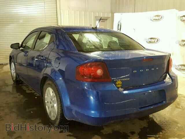 2013 DODGE AVENGER - VIN: 1C3CDZAB6DN702634 - Фото 3