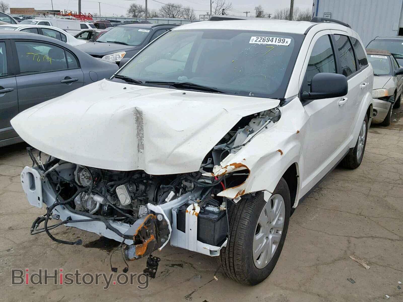 2017 DODGE JOURNEY SE - VIN: 3C4PDCAB2HT707930 - Фото 2