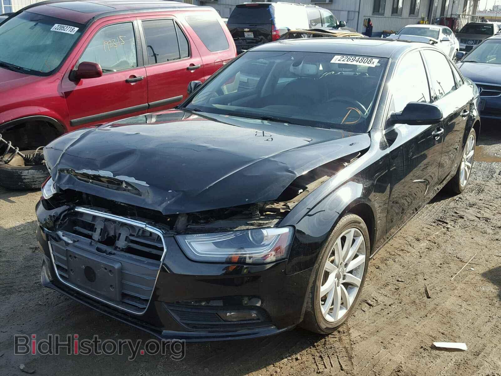 2013 AUDI A4 - VIN: WAUFFAFL4DN020466 - Photo 2