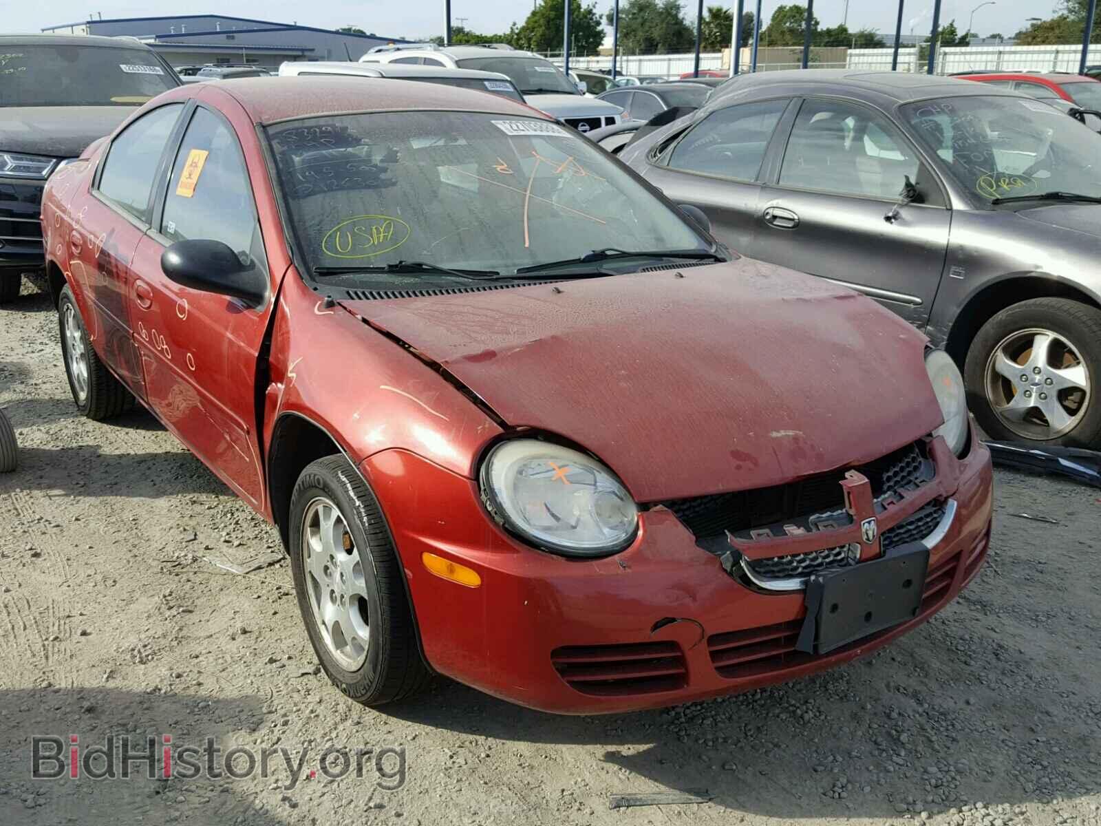 Photo 1B3ES56C15D158329 - DODGE NEON 2005