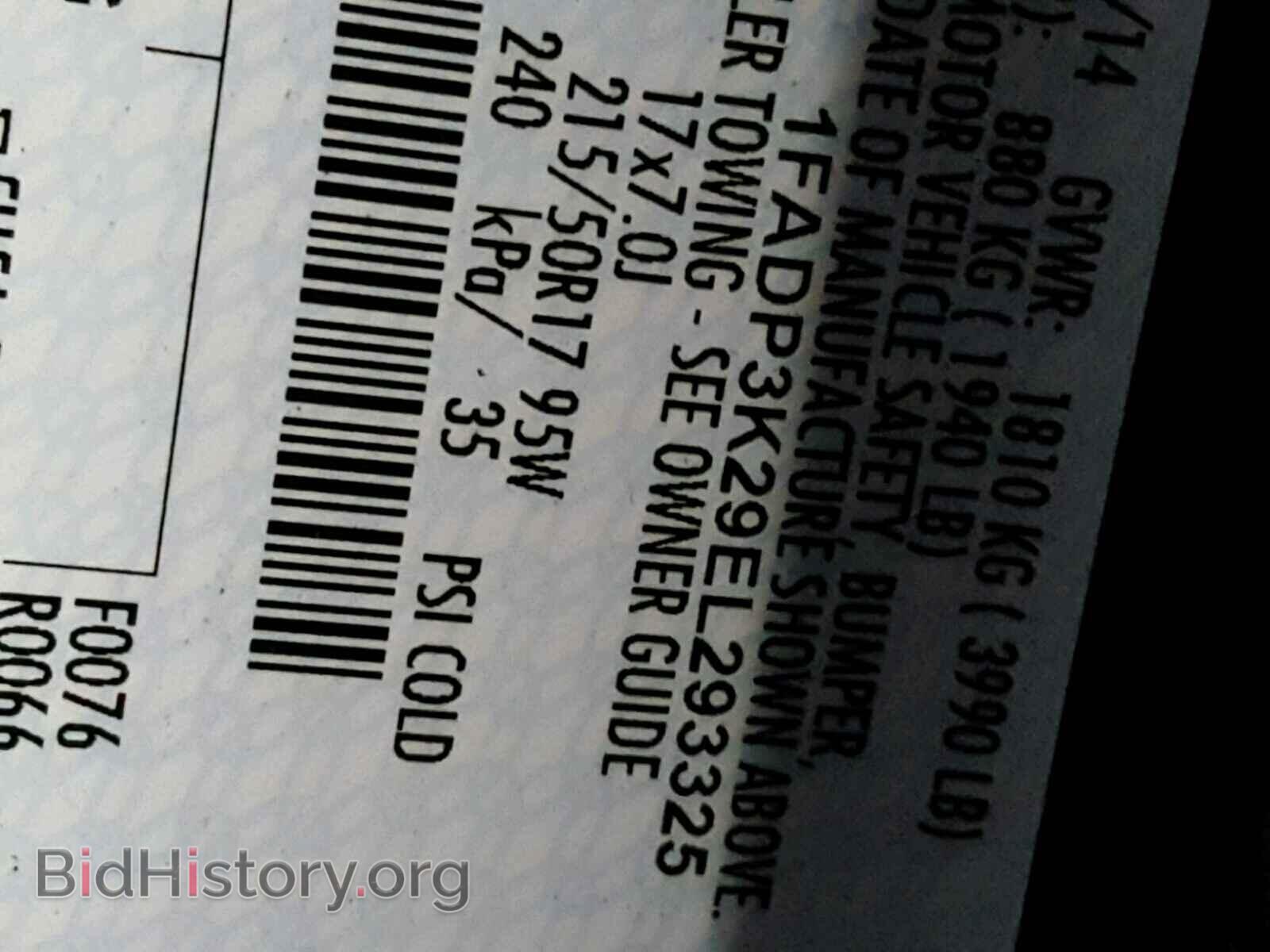 2014 FORD FOCUS - VIN: 1FADP3K29EL293325 - Photo 10
