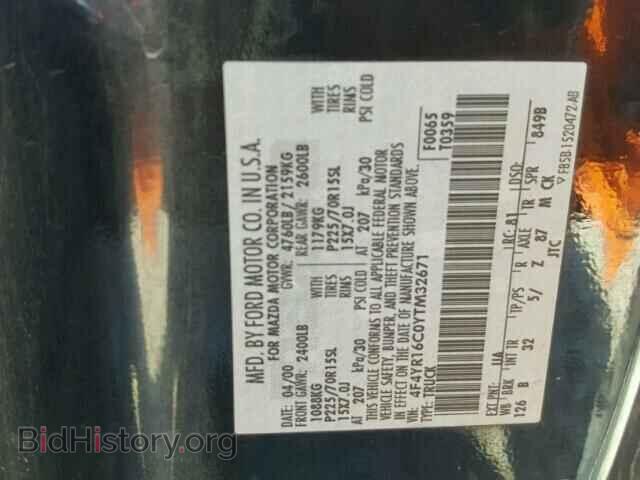 2000 MAZDA B2500 - VIN: 4F4YR16C0YTM32671 - Photo 10