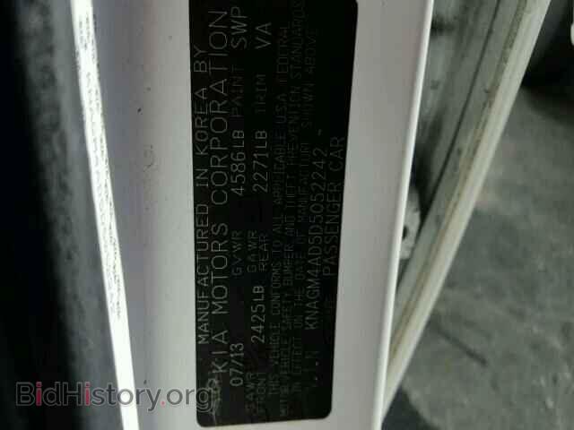 2013 KIA OPTIMA - VIN: KNAGM4AD5D5052242 - Photo 10