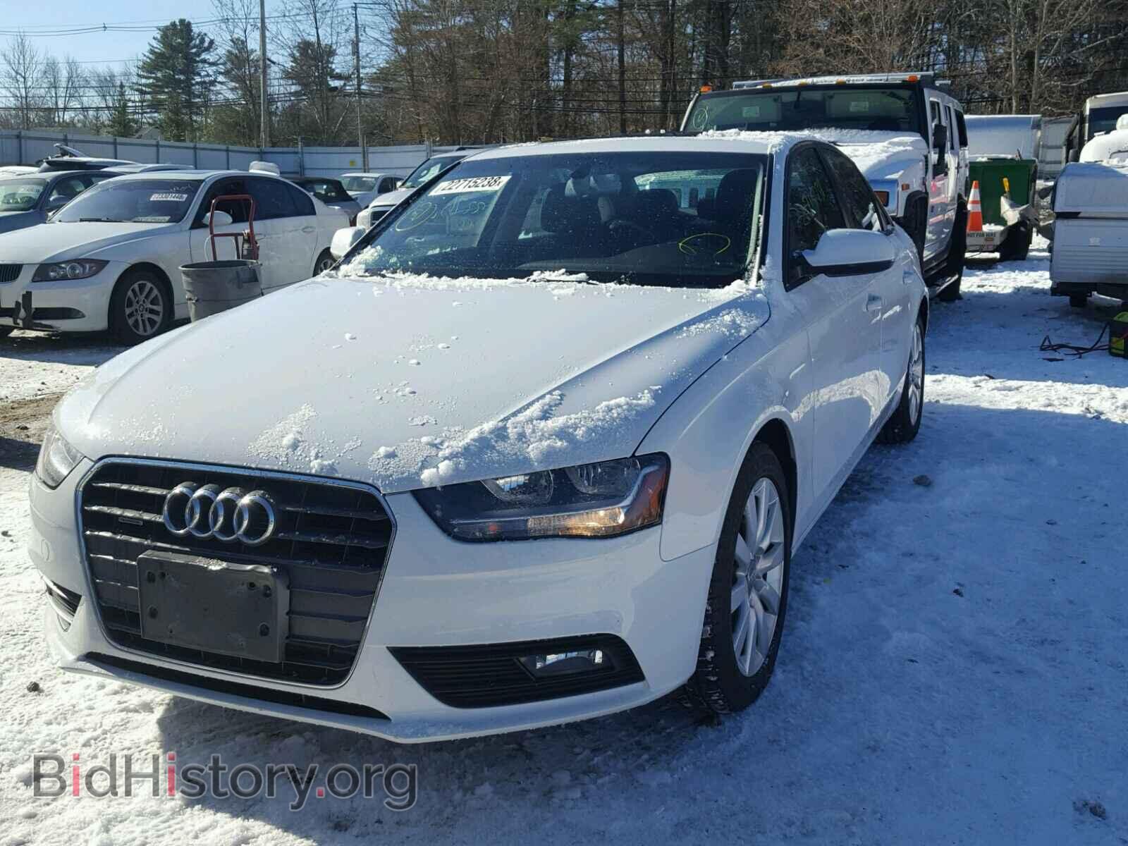 2014 AUDI A4 - VIN: WAUBFAFL0EN002062 - Фото 2