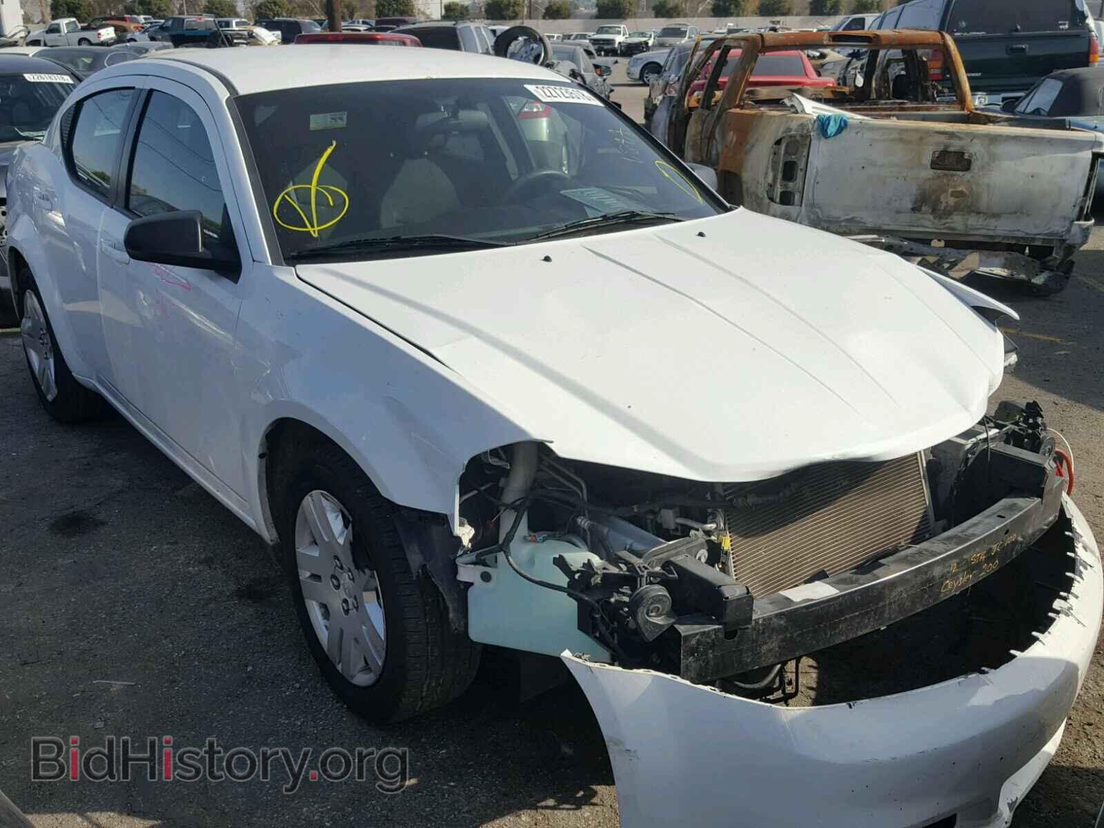 Photo 1C3CDZAB6CN293954 - DODGE AVENGER 2012