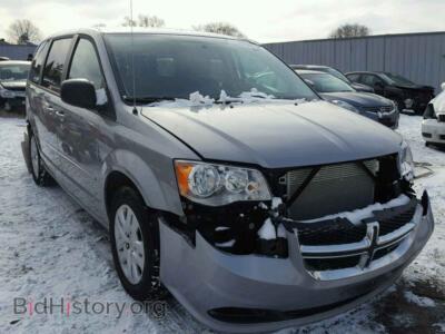 2016 Dodge CARAVAN Grand Cara, gray — VIN 2C4RDGBG2GR400916, Copart