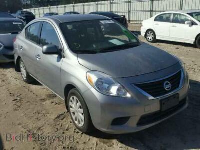 2014 Nissan VERSA Versa S/S, silver — VIN 3N1CN7AP3EK462378, Copart