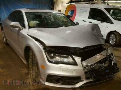 2012 Audi A7 A7 Prestig, серебристый — VIN WAU3GAFC9CN123137, Copart