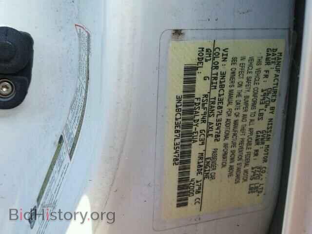 2007 NISSAN VERSA - VIN: 3N1BC13E87L354782 - Фото 10