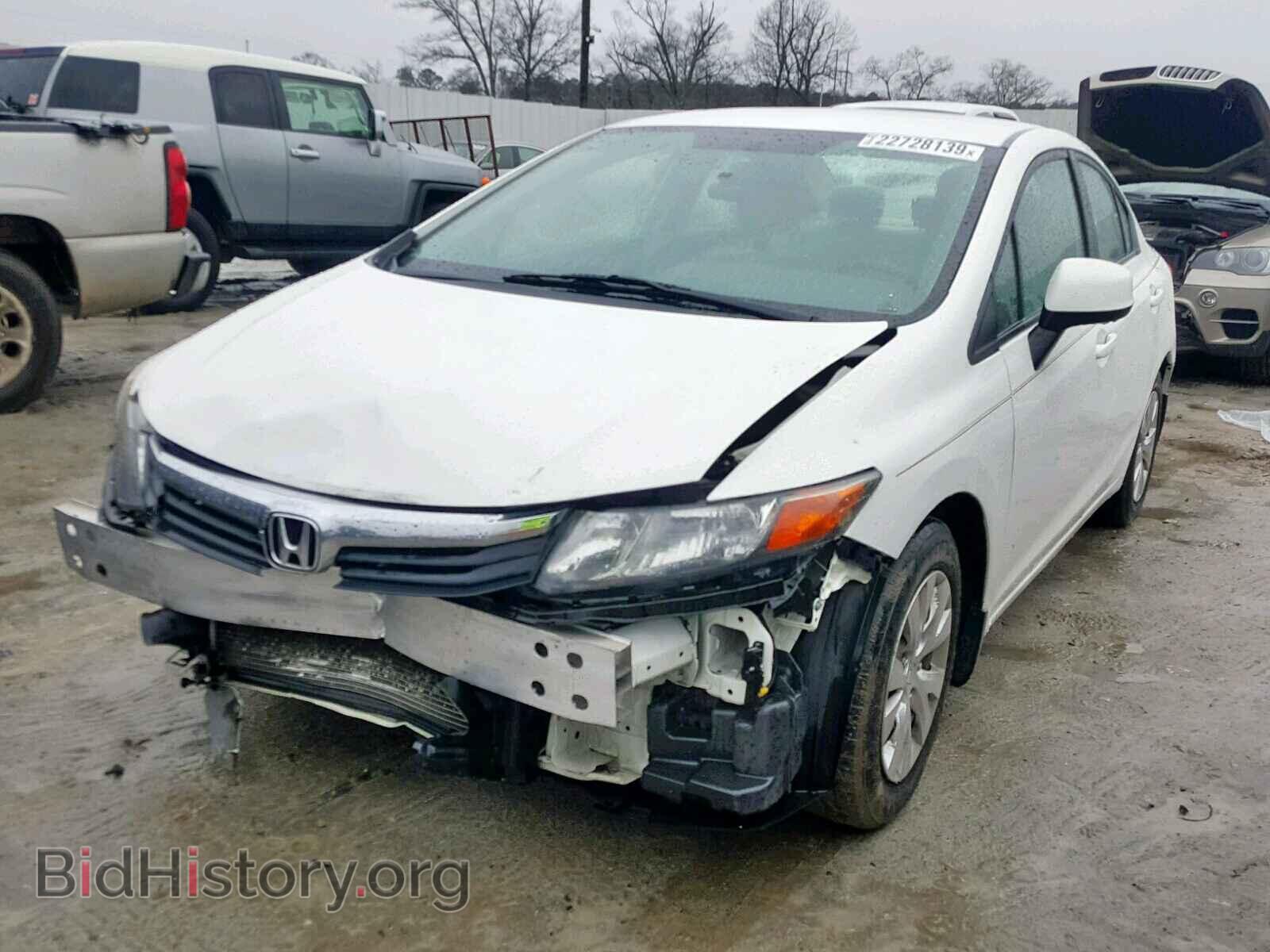 2012 HONDA CIVIC LX - VIN: 19XFB2F55CE093810 - Фото 2