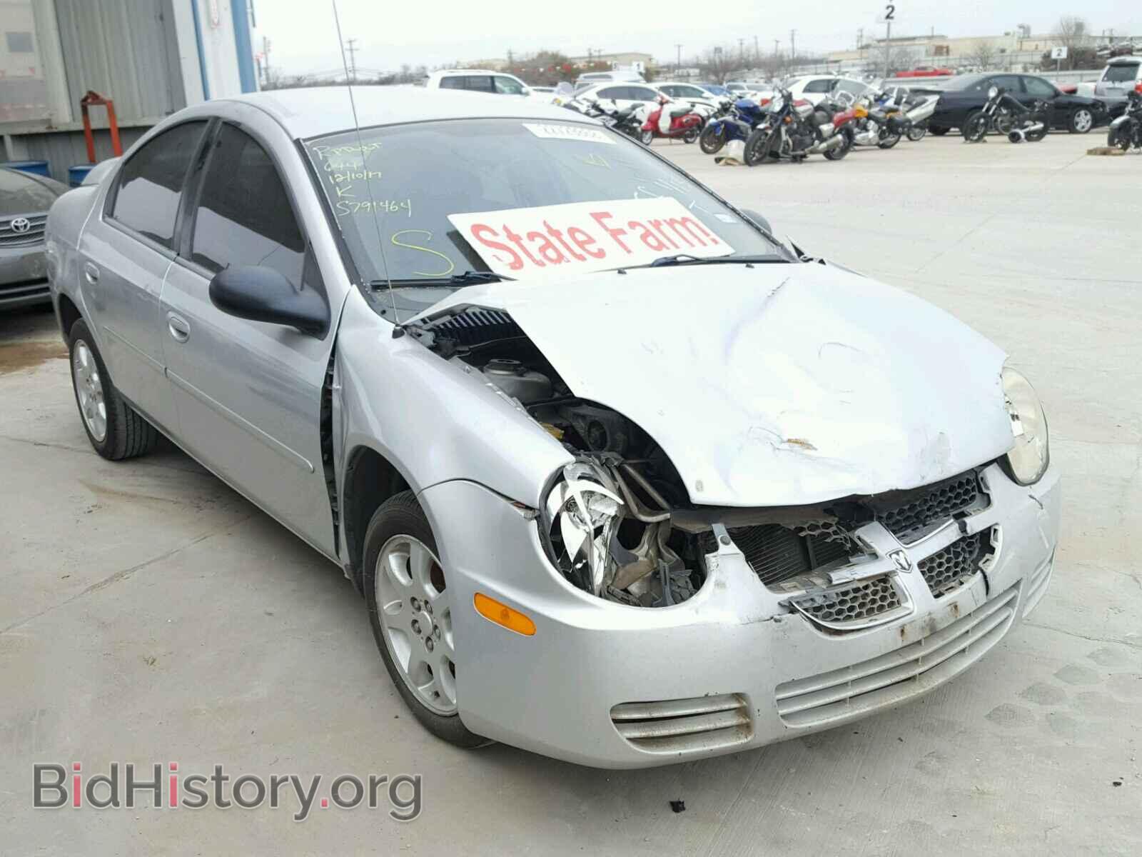 Photo 1B3ES56C05D280163 - DODGE NEON 2005
