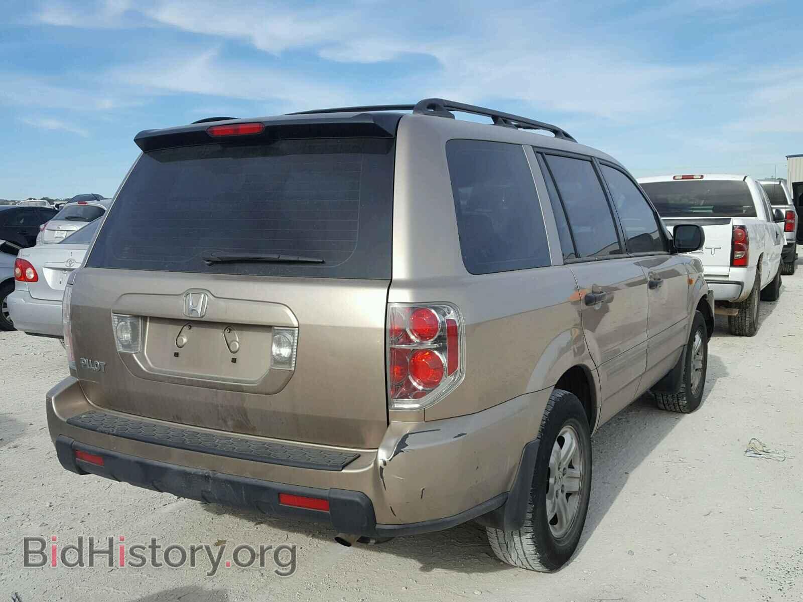 2006 HONDA PILOT - VIN: 5FNYF28196B042798 - Фото 4