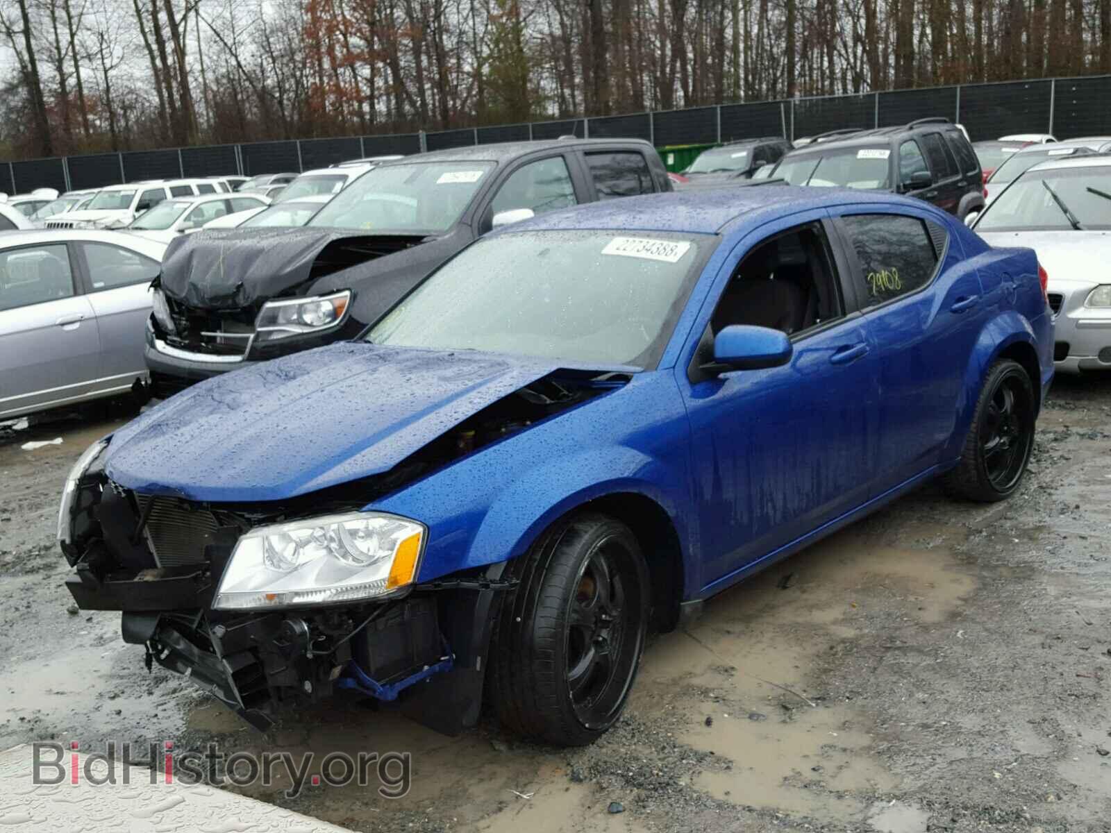 2012 DODGE AVENGER - VIN: 1C3CDZCB1CN238471 - Фото 2