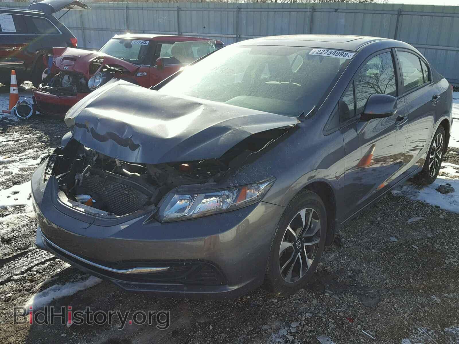 2013 HONDA CIVIC - VIN: 2HGFB2F86DH514547 - Фото 2