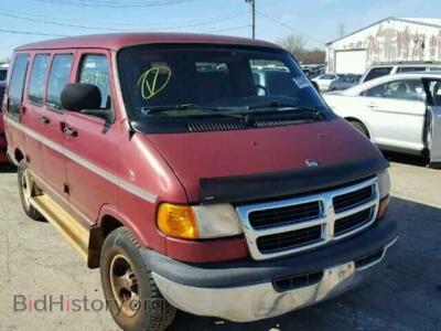 2001 Dodge RAM VAN RAM Van B1, red — VIN 2B6HB11X71K552680, Copart