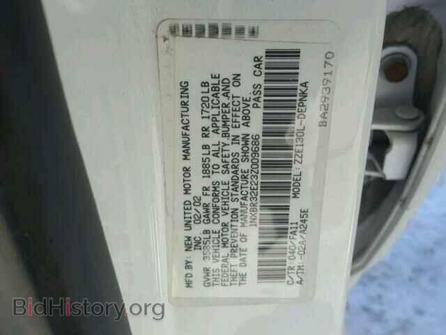 2003 TOYOTA COROLLA - VIN: 1NXBR32E23Z009686 - Фото 10