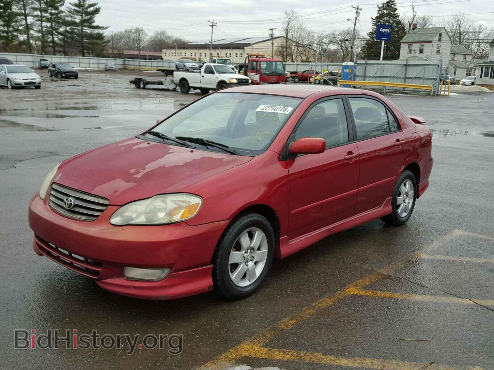 2003 TOYOTA COROLLA - VIN: 2T1BR32E73C106173 - Фото 2