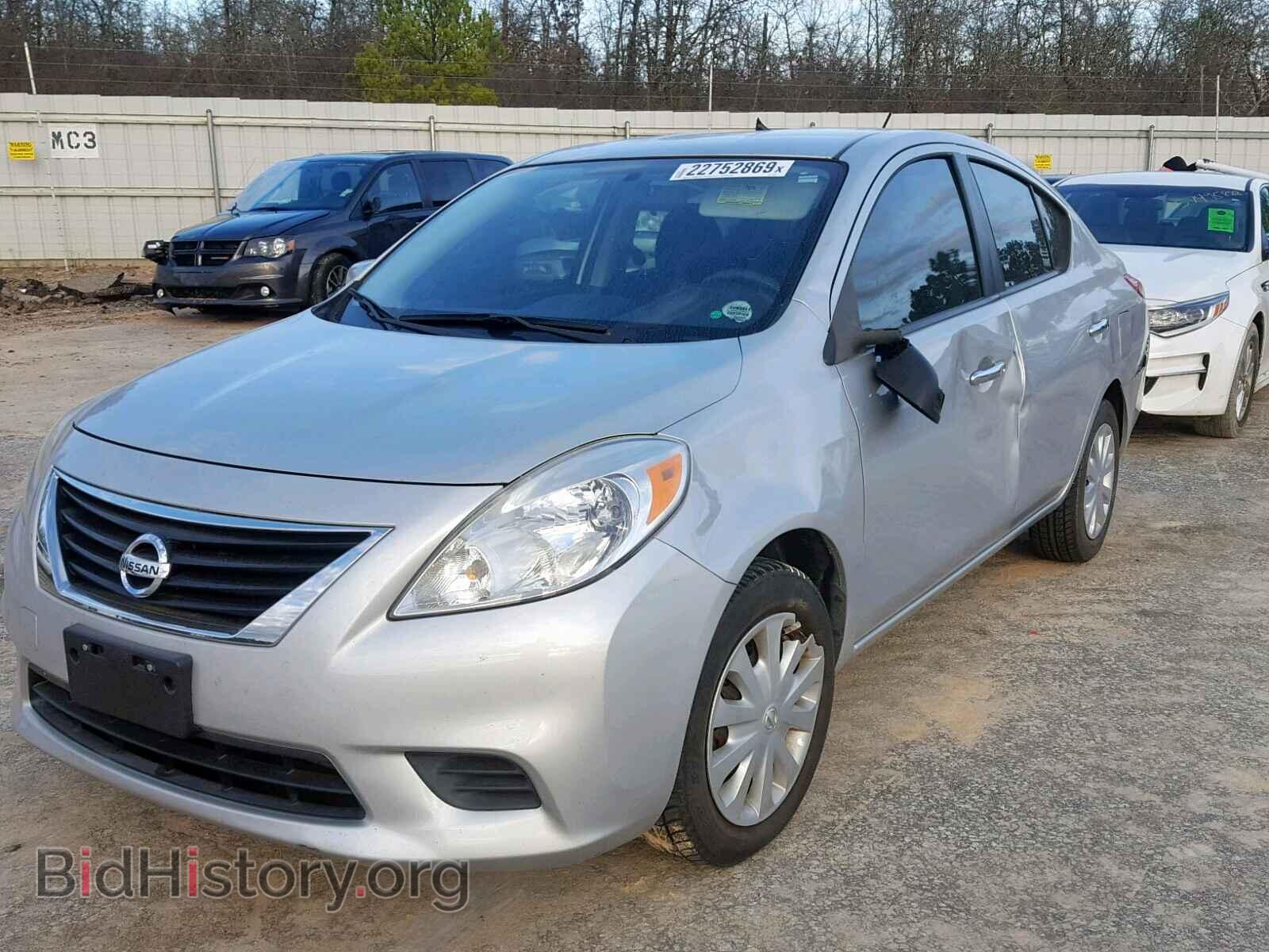 2012 NISSAN VERSA - VIN: 3N1CN7AP1CL843041 - Фото 2