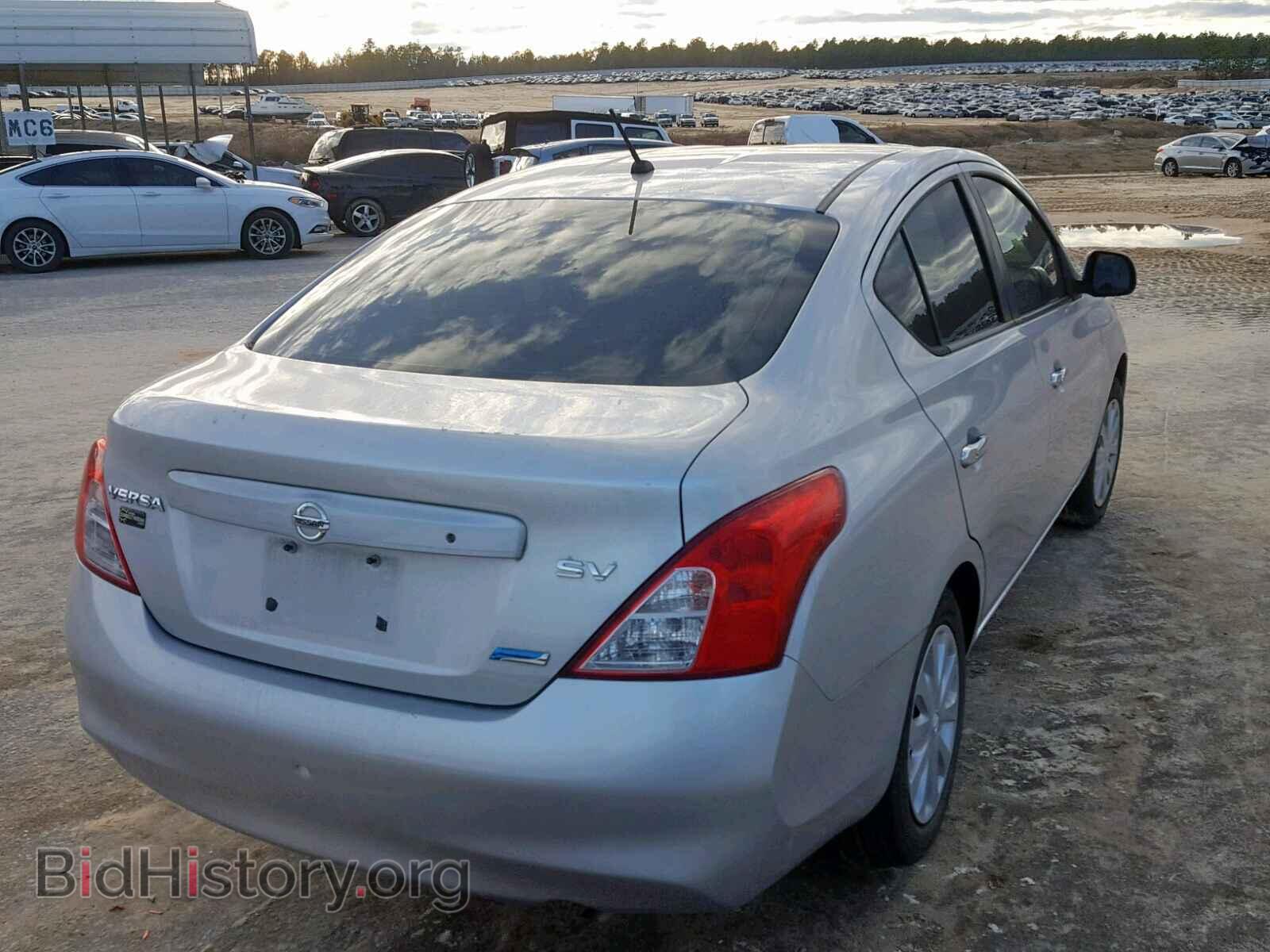 2012 NISSAN VERSA - VIN: 3N1CN7AP1CL843041 - Фото 4