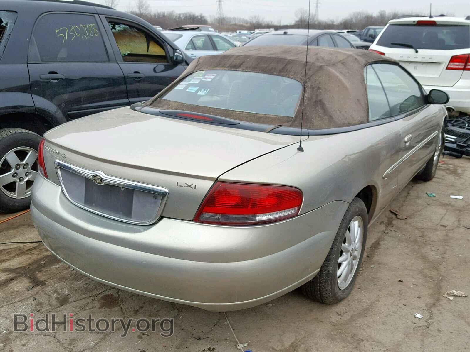 2003 CHRYSLER SEBRING - VIN: 1C3EL55T03N534477 - Фото 4