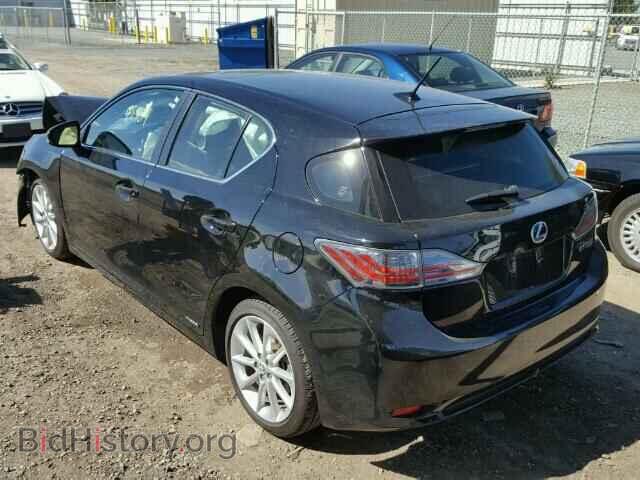 2012 LEXUS CT 200 - VIN: JTHKD5BH4C2085896 - Фото 3