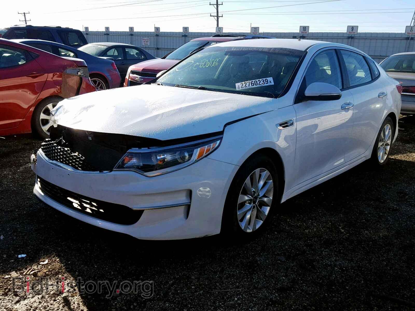2016 KIA OPTIMA - VIN: 5XXGT4L30GG007722 - Фото 2