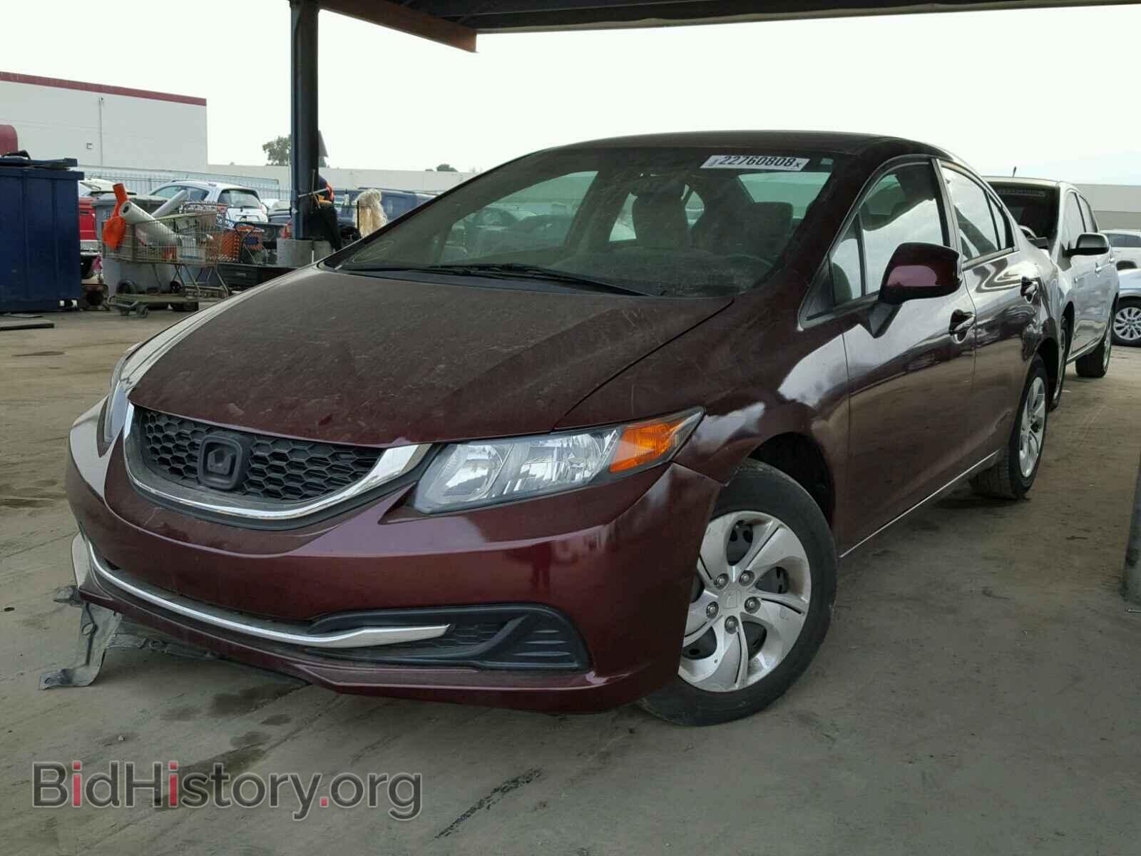2013 HONDA CIVIC - VIN: 19XFB2F5XDE250863 - Фото 2