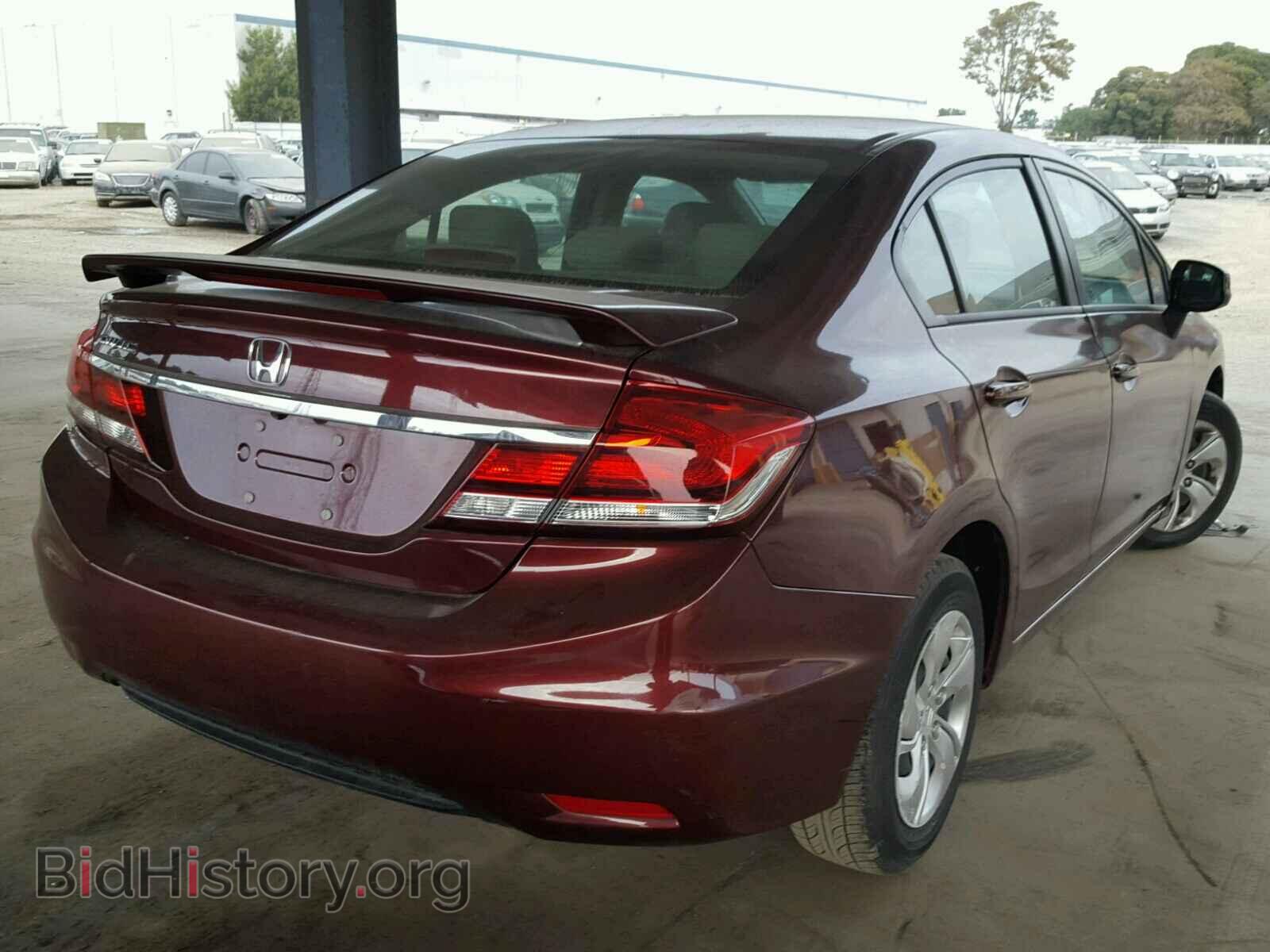 2013 HONDA CIVIC - VIN: 19XFB2F5XDE250863 - Фото 4