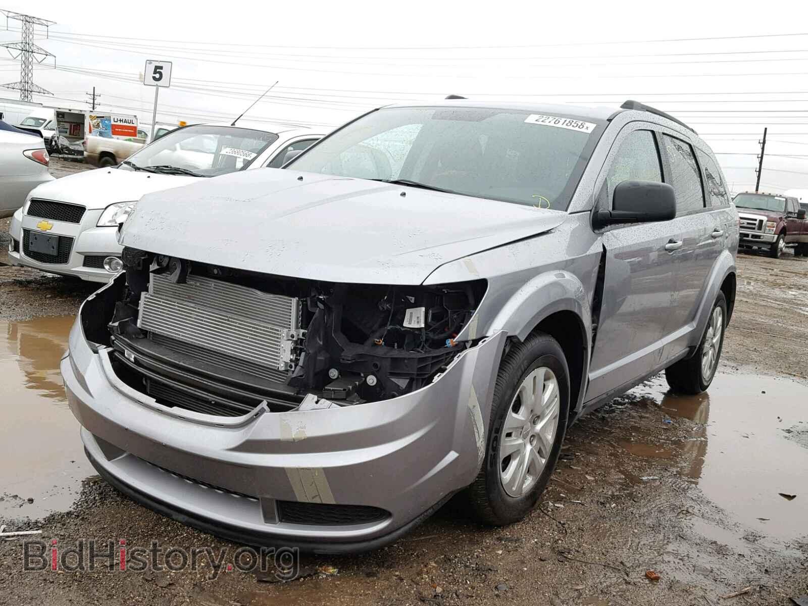 2017 DODGE JOURNEY - VIN: 3C4PDCAB5HT614416 - Фото 2