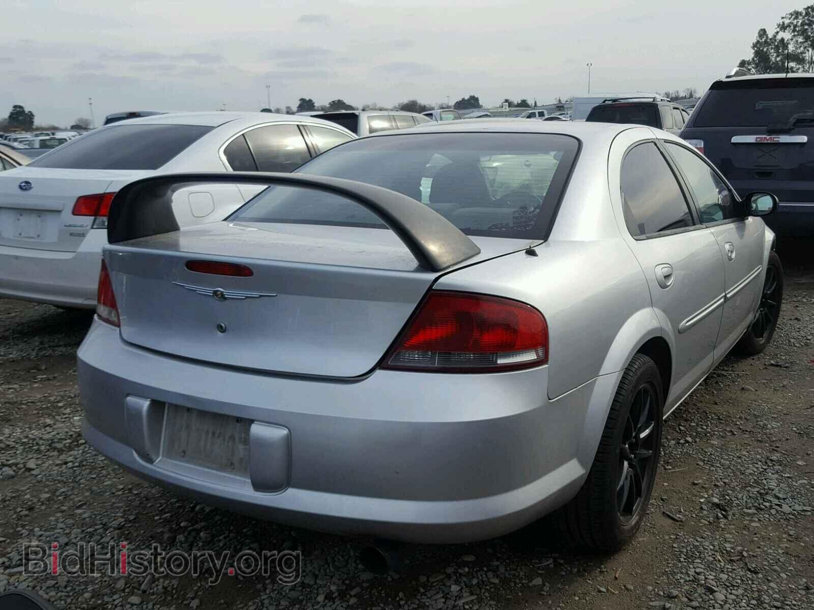 2001 CHRYSLER SEBRING - VIN: 1C3EL46X61N659928 - Фото 4
