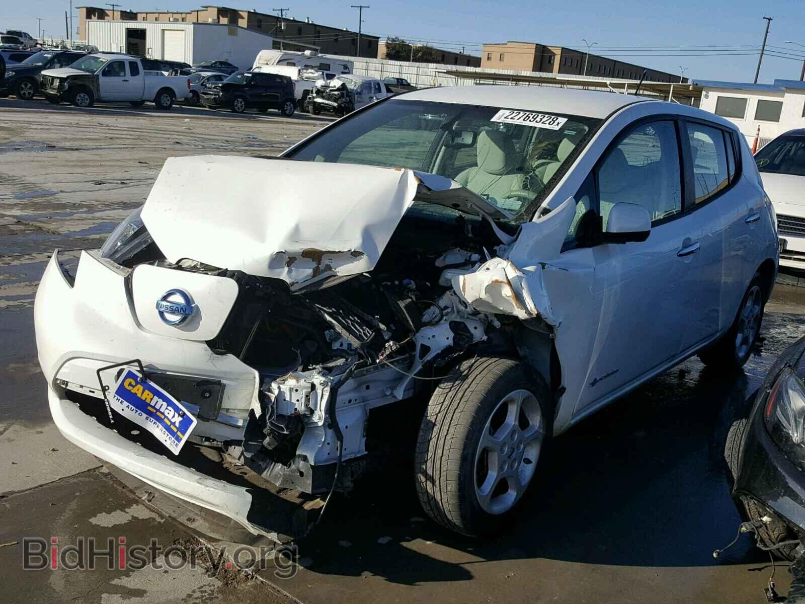 2013 NISSAN LEAF - VIN: 1N4AZ0CP5DC404229 - Фото 2