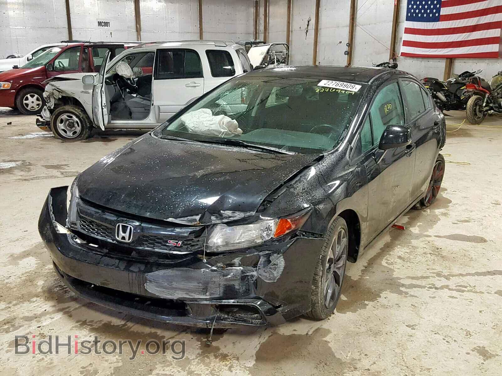 2012 HONDA CIVIC - VIN: 2HGFB6E50CH703014 - Фото 2