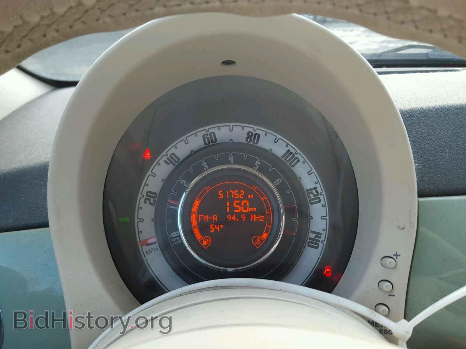2012 FIAT 500 - VIN: 3C3CFFAR4CT128751 - Фото 8