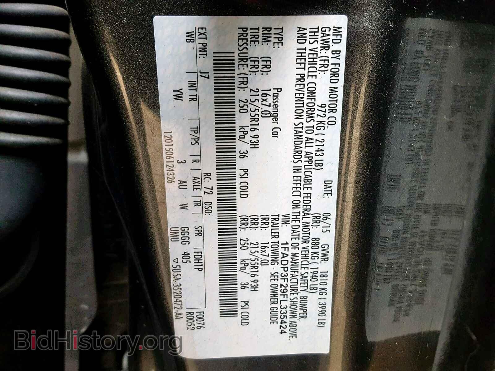 2015 FORD FOCUS SE - VIN: 1FADP3F29FL335424 - Фото 10
