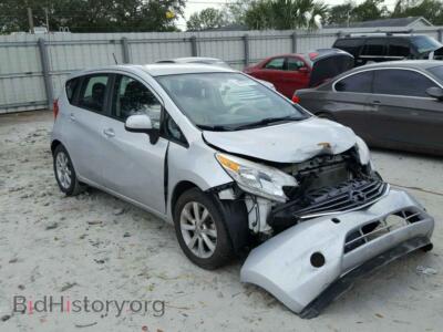2014 Nissan VERSA Versa Note, silver — VIN 3N1CE2CP3EL375137, Copart